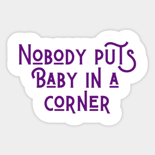 In a Corner Sticker